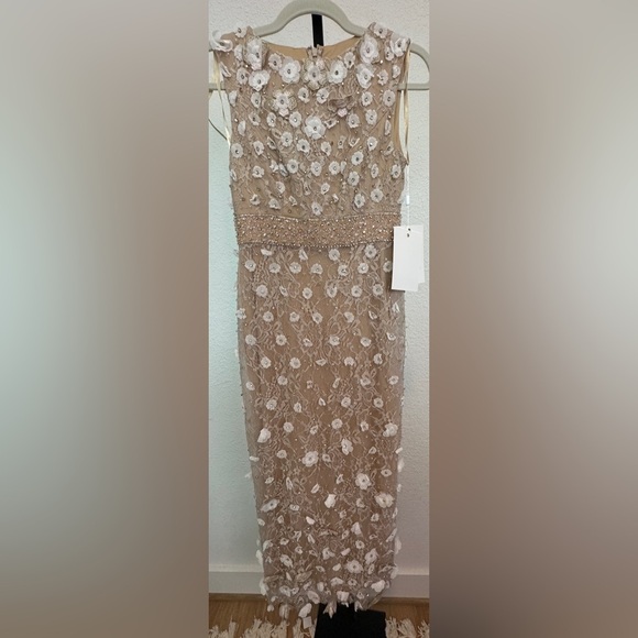 Mac Duggal | Sheer Mesh Cocktail Dress - Picture 3 of 5